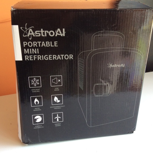 Retro Pink Portable mini fridge - Picture 2 of 8